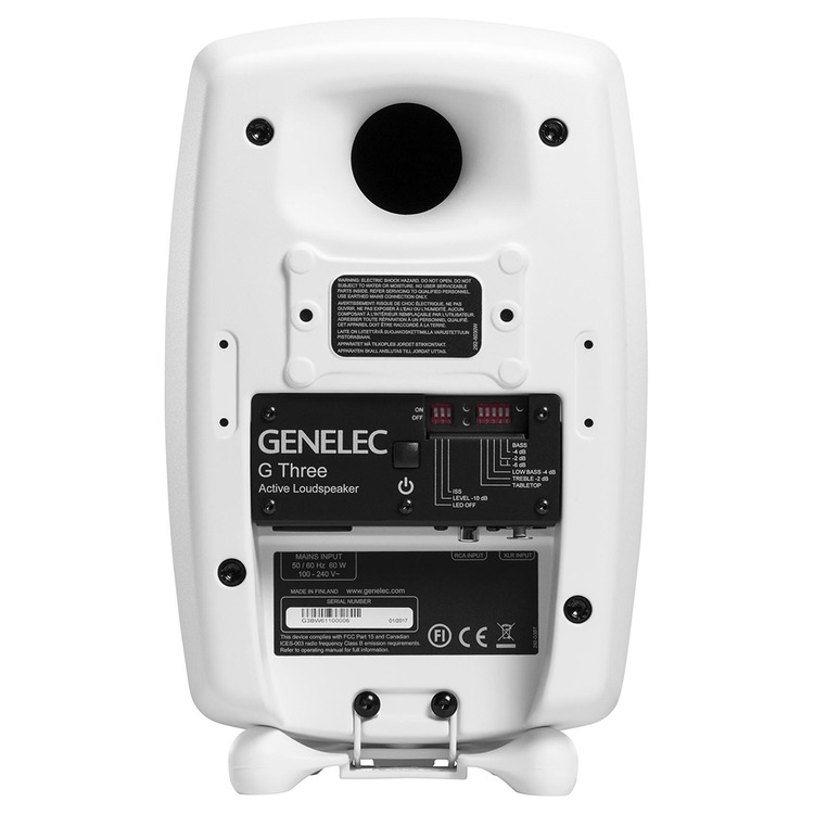 GENELEC 제넬렉  G Three 홈 오디오 액티브 라우드 스피커 G3 앰프내장 (1개) 정품