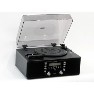 티악 턴테이블/카세트.CD.라디오 내장형 레코딩오디오 LP-R500