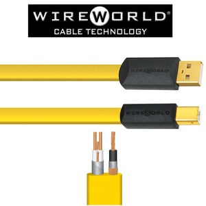 WireWorld 와이어월드 PC-Fi케이블 Chroma [1미터] USB 디지털오디오케이블 A-B 크로마
