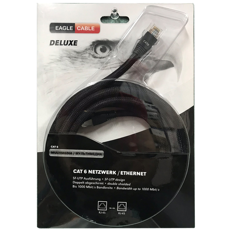이글 케이블 Deluxe CAT6 LAN 랜케이블 (3.2M) 정품